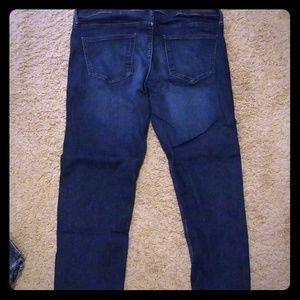 Calvin Klein cropped, slim boyfriend jeans